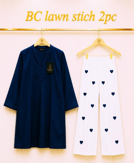 Waniya Noor lawn stitch 2PC