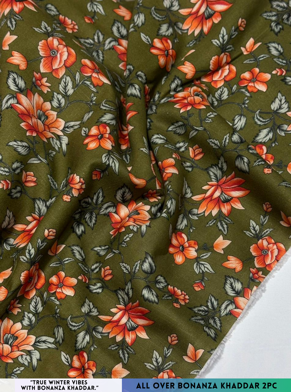 Printed Bonanza Khaddar 2-Piece Unsticthed