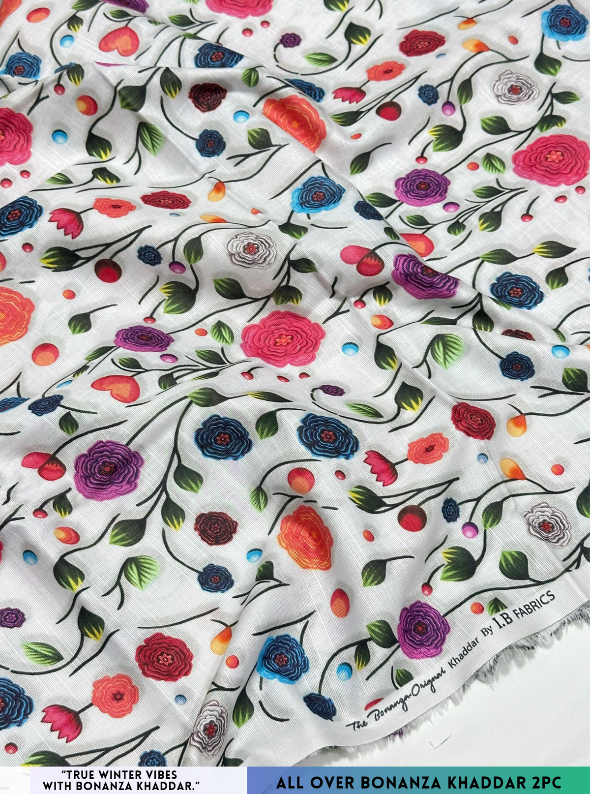 Printed Bonanza Khaddar 2-Piece Unsticthed