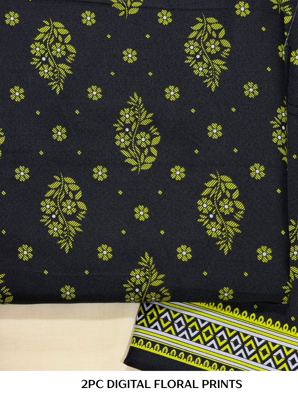 2PC Digital Floral Print