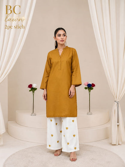 Waniya Noor lawn stitch 2PC