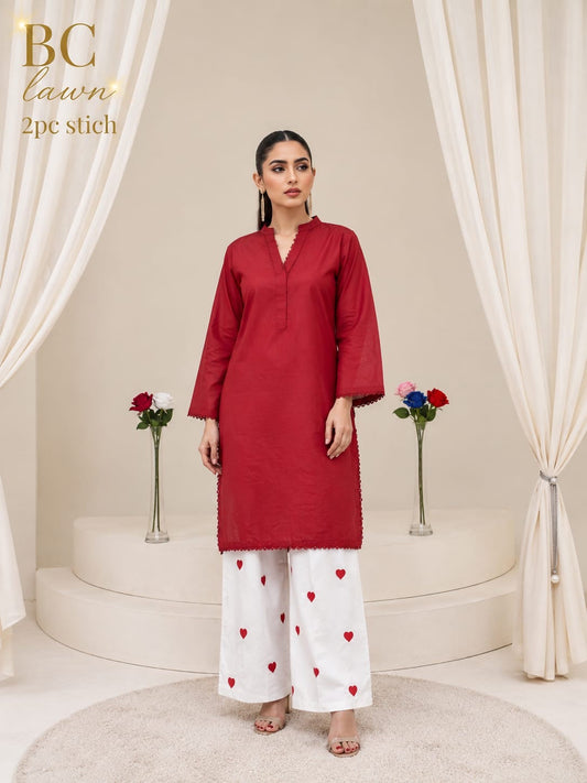 Waniya Noor lawn stitch 2PC