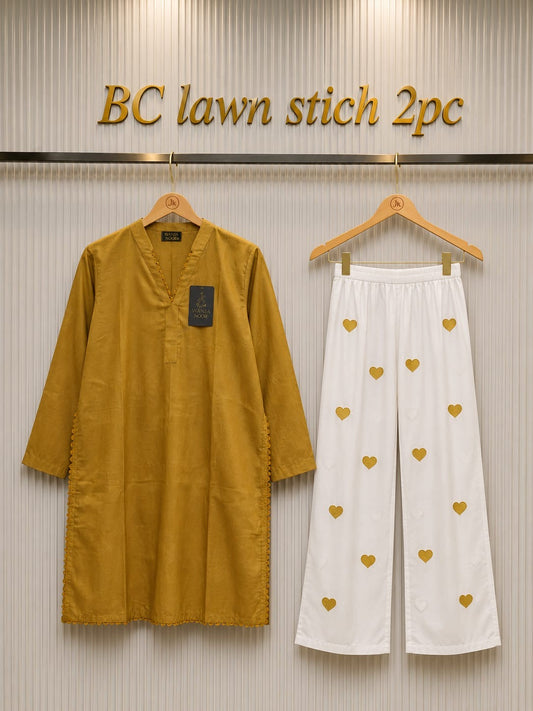 Waniya Noor lawn stitch 2PC