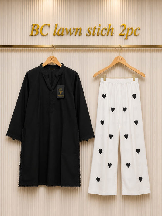 Waniya Noor lawn stitch 2PC