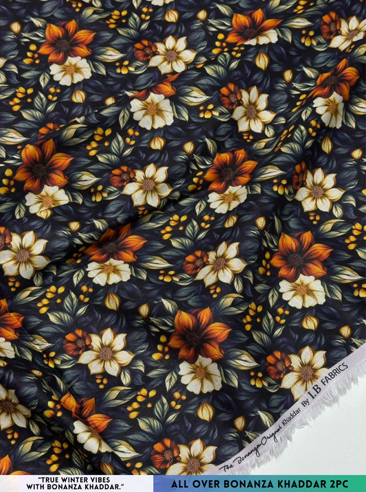 Printed Bonanza Khaddar 2-Piece Unsticthed