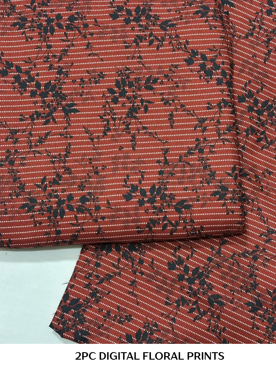 2PC Digital Floral Print