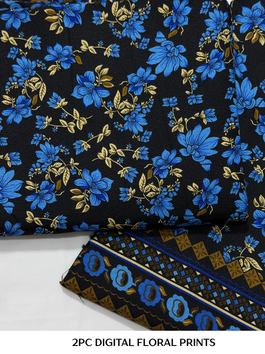 2PC Digital Floral Print