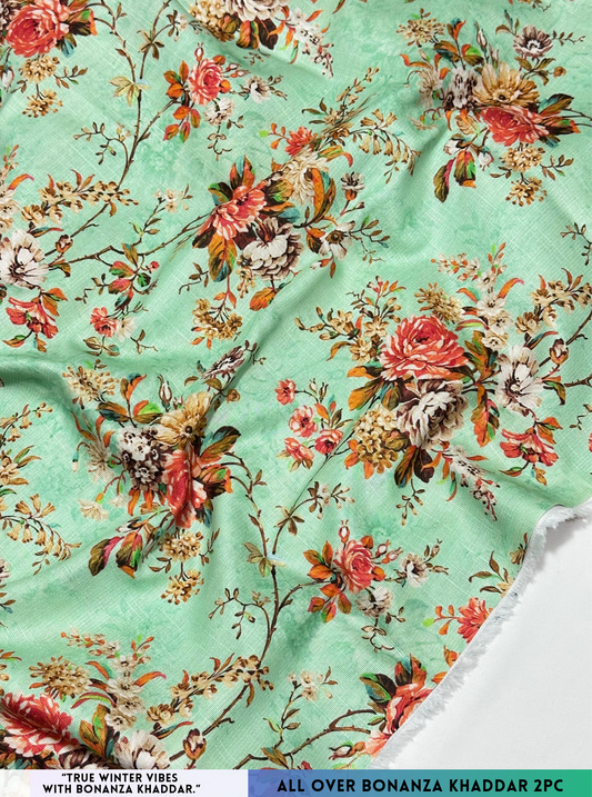 Printed Bonanza Khaddar 2-Piece Unsticthed